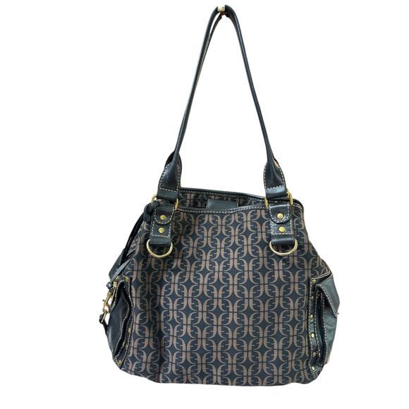 Fossil Signature Monogram Handbag w/Key Hang Tag - Picture 2 of 9